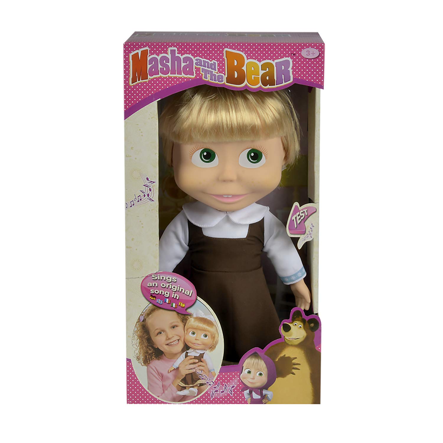 Masha And The Bear Masha And The Bear Simba Masha Singing Doll Kukus Toys 