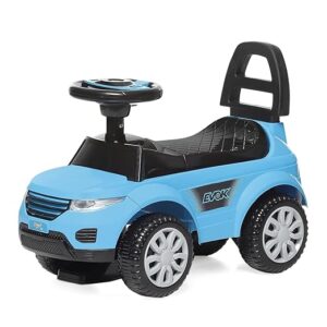 Dash Evok Basic Ride on Car for Kids, Baby car, Ride on for Kids 2 Years+, Push Car, Ride on car for Kids with Steering Drive (Capacity 20kg | Blue)