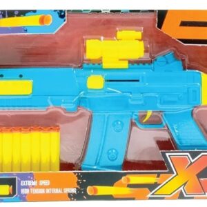 K. V. Toys Thunderstrike Warrior Gun Toy with Targeting Scope, 12 Darts, Toys for Kids and Teens, Fun Gift Toy for Kids for 3 Years and Above