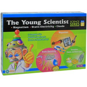 EKTA The Young Scientist Series 2 Set Part Science Kit Magnetism, Tornadoes, Clouds & Water Cycle, Static Electricity | Educational Toys