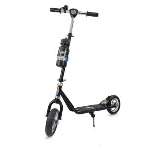 Dash 2 Wheel Power Ranger Kick Scooter for Kids, Adjustable Height with Sipper, Bell & Side Stand, Heavy Duty Skating Scooter for Boys & Girls