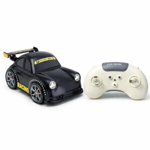 Remote Control Racing Car for Kids | Mini RC Drift with LED Lights | 3 Mode Smart RC – Remote Control, Follow & Escape Mode Black & white